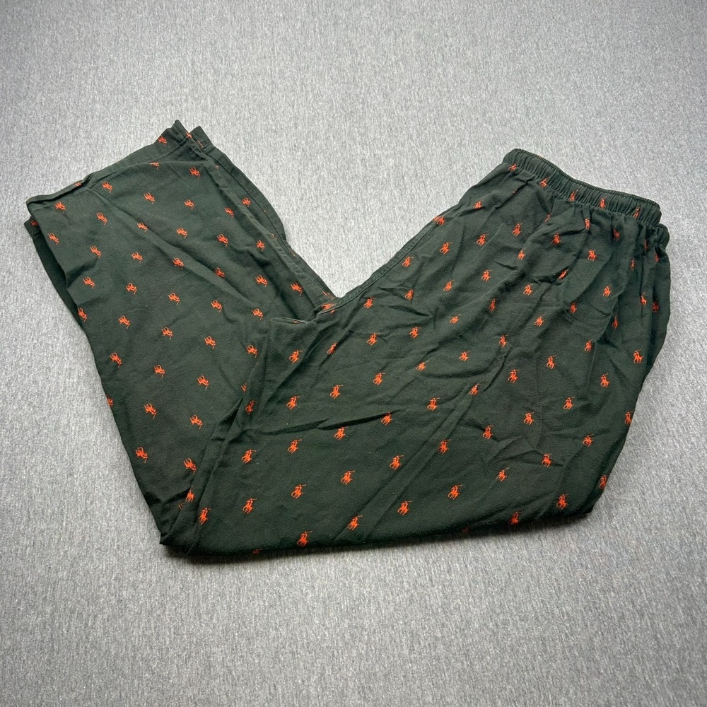Polo Ralph Lauren Sleepwear Pants Mens Large Drawstring Pajama Bottoms Green